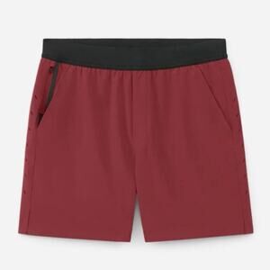 Ten Thousand Interval Short in Brick Red
